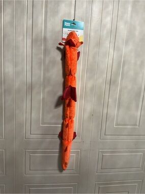 Zippy Paws -  Multiple Squeakers Dog Toy  27”  Dragon